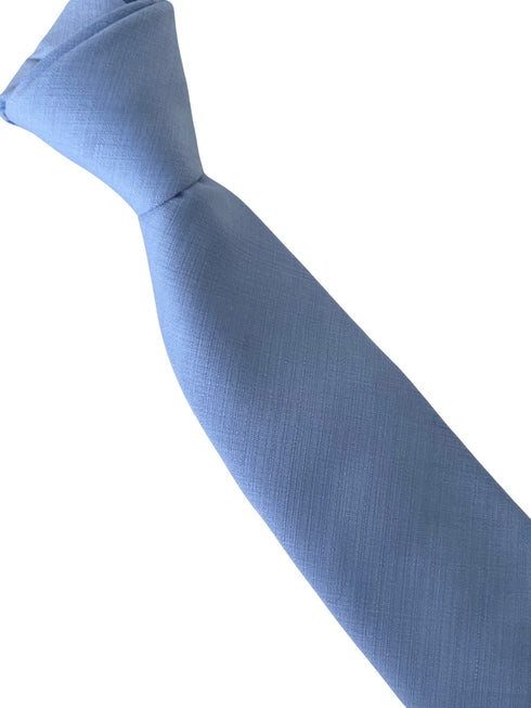 light baby dusky pale blue bamboo tie
